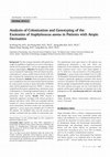 Research paper thumbnail of Analysis of Colonization and Genotyping of the Exotoxins ofStaphylococcus aureusin Patients with Atopic Dermatitis