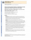 Research paper thumbnail of Clinical and immunologic predictors of death after an acute opportunistic infection: results from ACTG A5164