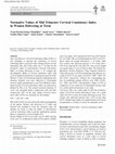 Research paper thumbnail of Normative Values of Mid Trimester Cervical Consistency Index in Women Delivering at Term