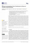 Research paper thumbnail of Machine Learning Based Color Classification by Means of Visually Evoked Potentials