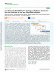 Research paper thumbnail of Low-Emissivity Metal/Dielectric Coatings as Radiative Barriers for the Fire Protection of Raw and Formulated Polymers