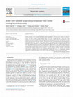 Research paper thumbnail of Zeolite with oriented arrays of macrochannels from zeolitic building block disassembly