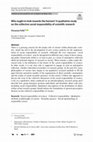 Research paper thumbnail of Who ought to look towards the horizon? A qualitative study on the collective social responsibility of scientific research