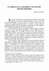 Research paper thumbnail of La Biblia en la jerarquía celeste de Pseudo- Dionisio