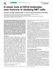 Research paper thumbnail of A closer look at CD1d molecules: new horizons in studying NKT cells