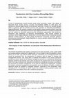 Research paper thumbnail of Pandeminin Afet Risk Azaltma-Dirençliliğe Etkisi