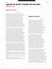 Research paper thumbnail of Egunak ba doatzi | Balada del mercado