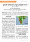 Research paper thumbnail of Bioacoustics, breeding ecology and range of the Kerala warty frog Minervarya cf. keralensis from north of the Palghat gap, central Western Ghats