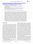 Research paper thumbnail of Preferential binding effects on protein structure and dynamics revealed by coarse-grained Monte Carlo simulation