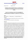 Research paper thumbnail of Validez del test sit-and-reach para la valoración de la extensibilidad isquiosural en triatletas de categoría juvenil