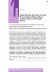 Research paper thumbnail of Experiências docentes em atos de currículo antissexistas e antirracistas na educação básica