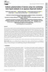 Research paper thumbnail of Cationic polymerization of styrene using iron-containing ionic liquid catalysts in an aqueous dispersed medium