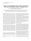 Research paper thumbnail of Changes in the Submandibular Gland in Patients with Head and Neck Cancer After Radiation Therapy: A Preliminary Study