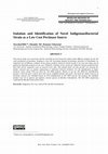 Research paper thumbnail of Isolation and Identification of Novel IndigenousBacterial Strain as a Low Cost Pectinase Source