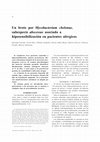 Research paper thumbnail of Un brote por Mycobacterium chelonae, subespecie abscessus asociado a hiposensibilización en pacientes alérgicos