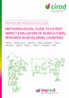 Research paper thumbnail of ImpresS methodological guide. Methodological guide to ex post impact of agricultural research in developing countries