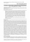 Research paper thumbnail of An inquiry on mental health of hospital personnel during pandemic