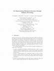 Research paper thumbnail of On Representing Biological Systems through Multiset Rewriting