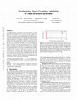 Research paper thumbnail of Synthesizing Short-Circuiting Validation of Data Structure Invariants