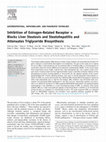 Research paper thumbnail of Inhibition of Estrogen-Related Receptor α Blocks Liver Steatosis and Steatohepatitis and Attenuates Triglyceride Biosynthesis