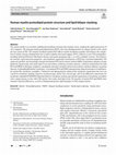 Research paper thumbnail of Human myelin proteolipid protein structure and lipid bilayer stacking