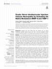 Research paper thumbnail of Sciatic Nerve Intrafascicular Injection Induces Neuropathy by Activating the Matrix Modulators MMP-9 and TIMP-1