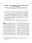 Research paper thumbnail of White Blood Cell Transcriptome Correlates With Renal Function in Acute Heart Failure