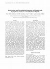 Research paper thumbnail of Behavioural and Physiological Responses of Hooded Seals (Cystophora cristata) to 1 to 7 kHz Sonar Signals