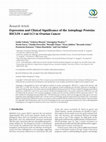 Research paper thumbnail of Expression and Clinical Significance of the Autophagy Proteins BECLIN 1 and LC3 in Ovarian Cancer