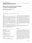 Research paper thumbnail of Effects of the noradrenergic agonist clonidine on temporal and spatial attention