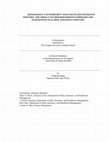 Research paper thumbnail of Reinsurance counterparty analysis in life insurance industry: the impact on firm performance/mergers and acquisitions in global insurance industry