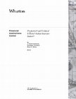 Research paper thumbnail of Productivity and technical efficiency in the Italian insurance industry