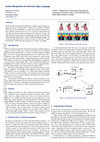 Research paper thumbnail of Action Recognition for American Sign Language