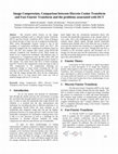 Research paper thumbnail of Image Compression, Comparison between Discrete Cosine Transform and Fast Fourier Transform and the problems associated with DCT