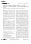 Research paper thumbnail of Membrane Disruption and Enhanced Inhibition of Cell‐Wall Biosynthesis: A Synergistic Approach to Tackle Vancomycin‐Resistant Bacteria