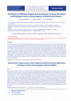 Research paper thumbnail of The effects of different organic acid treatments on some microflora and pathogen listeria monocytogenes of white brine cheese