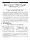 Research paper thumbnail of Homozygous Familial Hypercholesterolemia Patients With Identical Mutations Variably Express the LDLR (Low-Density Lipoprotein Receptor)