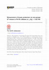 Research paper thumbnail of Measurement of beauty production via non-prompt D0 mesons in Pb-Pb collisions at $$ \sqrt{{\textrm{s}}_{\textrm{NN}}} $$ = 5.02 TeV