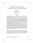 Research paper thumbnail of ANTROPOLOGI INDONESIA Special Volume, 2004 11 Towards a New Politics of Tradition? Decentralisation, Conflict, and Adat in Eastern Indonesia