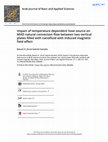 Research paper thumbnail of Impact of temperature dependent heat source on MHD natural convection flow between two vertical plates filled with nanofluid with induced magnetic field effect