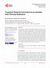 Research paper thumbnail of Transient Natural Convection in an Annulus with Thermal Radiation