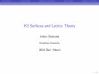 Research paper thumbnail of K 3 surfaces and lattice Theory