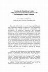 Research paper thumbnail of Creating the Republican Family: Political and Social Transformation and the Revolutionary Family Tribunal