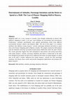 Research paper thumbnail of Determinants of Attitudes, Patronage Intentions and the Desire to Spend at a Mall: The Case of Pioneer Shopping Mall in Maseru, Lesotho