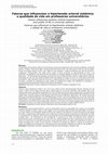 Research paper thumbnail of Fatores que influenciam a hipertensão arterial sistêmica e qualidade de vida em professores universitários