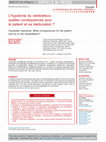 Research paper thumbnail of L’hypotonie du cérébelleux : quelles conséquences pour le patient et sa rééducation ?