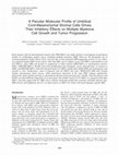 Research paper thumbnail of A Peculiar Molecular Profile of Umbilical Cord-Mesenchymal Stromal Cells Drives Their Inhibitory Effects on Multiple Myeloma Cell Growth and Tumor Progression