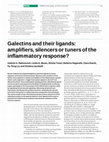 Research paper thumbnail of Galectins and their ligands: amplifiers, silencers or tuners of the inflammatory response?