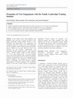 Research paper thumbnail of Promotion of Civic Engagement with the Family Leadership Training Institute