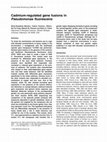 Research paper thumbnail of Cadmium-regulated gene fusions in Pseudomonas fluorescens